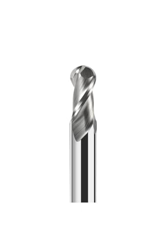 1 stück 4-16mm HRC55 Kugelkopffräser for Aluminium, 2-schneidige, unbeschichtete Hartmetall-Schaftfräser R0.5 R1 R1.5 R1.75 R2 R3 R4 R5 R6 R8 CNC-Werkzeuge(R1.5X4X50) von MULONGOR