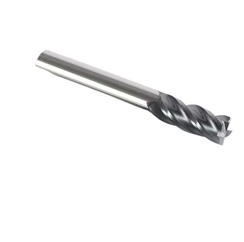 1 stück 4-20mm Fräser 4 Flöte Gehärteter Wolframstahl Legierung Planfräser Spezielle CNC Numerische Steuerung Werkzeuge Edelstahl HRC 58(3X8XD3X50L) von MULONGOR