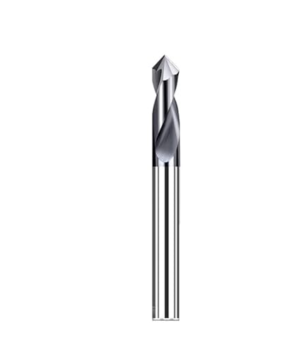 1 stück 50-150mm Anbohrer 60 90 120 Grad 0,5-20mm Fasenfräser Stub Startposition Center Bit CNC Fräser Fräser Hartmetall for Aluminium(2.6XR90XD4X50L) von MULONGOR