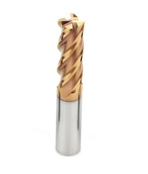 1 stück 55 °/65 ° Fräsen Hartmetall-schaftfräser aus legiertem Wolframstahl, Schneidwerkzeug, 2/4 Flöten, for CNC-Bearbeitung, Beschichtung, flacher Schaftfräser(D12xD12x30x75L,1pc HRC55 4F) von MULONGOR