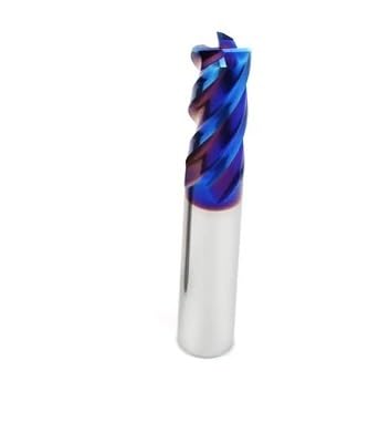 1 stück 55 °/65 ° Fräsen Hartmetall-schaftfräser aus legiertem Wolframstahl, Schneidwerkzeug, 2/4 Flöten, for CNC-Bearbeitung, Beschichtung, flacher Schaftfräser(D14xD14x60x150L,1pc HRC65 4F) von MULONGOR