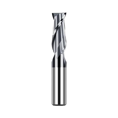 1 stück D0.5-d18 HRC45 Hartmetall-flache Legierungsbeschichtung Fräser CNC-Bearbeitungswerkzeug 2 Flöten Schaftfräser for Metall(10Pcs HRC45 2F,D4xD4x50L) von MULONGOR