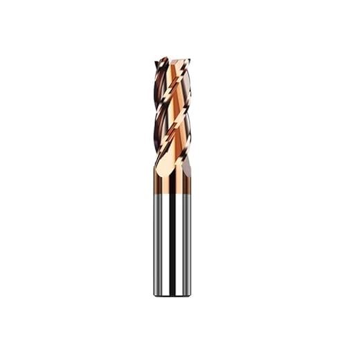 1 stück D0.6-d3.5 Hartmetall-schaftfräser HRC55 Schneidwerkzeug Intervall 0,1 mm for CNC Bearbeitungs Flachmetallfräser 2/4 Flöten Fräser(HRC55 4F,D2.9xD4x50L) von MULONGOR