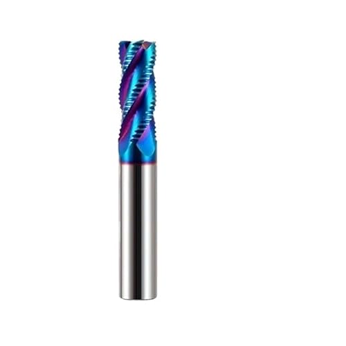 1 stück HRC55/HRC65/HRC70 3/4 Flöten Wolframstahl Hartmetall Nanobeschichtung Wellenklinge Schruppfräser CNC-Bearbeitung Schaftfräser(HRC70-For Steel,10x25Cx10Dx75L) von MULONGOR