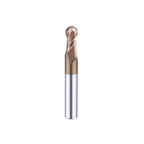 1 stück R0.5-R10 HRC55 Kugelkopffräser Hartmetallfräser Fräser Fräser for Metallbearbeitung CNC-Drehmaschinenwerkzeuge Wolframstahl Metallschneider(R7xD14x150L) von MULONGOR