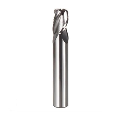 1 stück Wolfram Stahl R Bull Mühlen R Schaftfräser 3 Flöten CNC VMC Fräser Ringfräser Fräser Maut for AL Kupfer Aluminium(D3R0.3-8L-3F-4D-50L) von MULONGOR