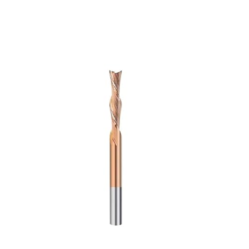 1 stücke 2 Flöte Cutter 3,175-12mm Schaft Links Spirale Unten Cutter Hartmetall Spirale Schaftfräser for schneiden Aluminium CNC Router Bit(6x6x32x70L) von MULONGOR