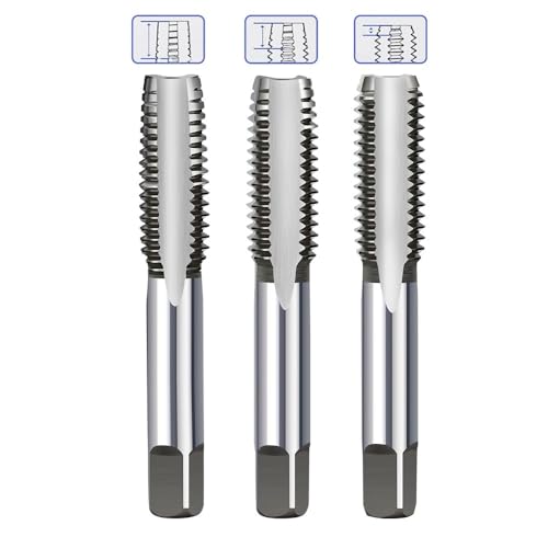 1 stücke Gewinde Tap M2-M24 Metrische Schraube Hand Tippen Gerade Flöte Kegel Stecker Botton Tap Bohrer Hand Tippen Threading werkzeuge(Taper Plug Bottom,M24x3.0) von MULONGOR