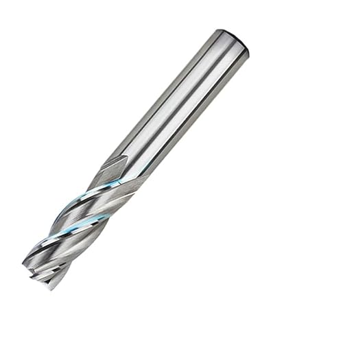 1 stücke Schaftfräser Hohe Präzision HSS Metall Cutter Co8 Kobalt D1-32mm 2 3 4 Flöten Zähne Aluminium Fräsen werkzeug Schlüssel Sitzer Router Bit(12.5mm,2 Flutes-HSS) von MULONGOR