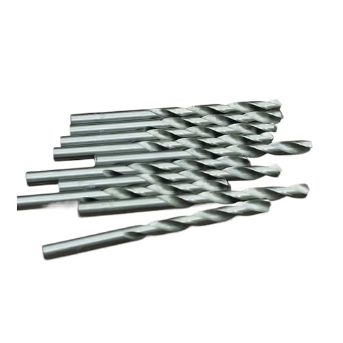 10 STÜCKE 1-10 MM Bohrer Hochgeschwindigkeitsstahl Spiralbohrer Metall Stanzwerkzeug Holzbearbeitungswerkzeuge(10pcs Silver,1.5mm) von MULONGOR