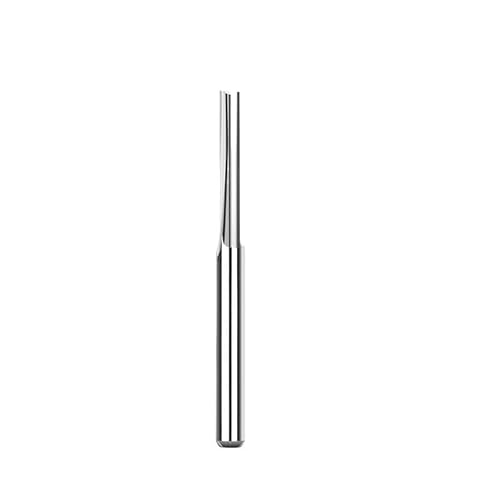10 Stück Hartmetall-Schaftfräser, 10 Stück 3,175 Schaft, 2 Flöten, gerade Schlitzfräser, MDF-Kunststoff, Holzschneider, CNC-Maschinenfräser(10pcs 3.175x2x17L) von MULONGOR