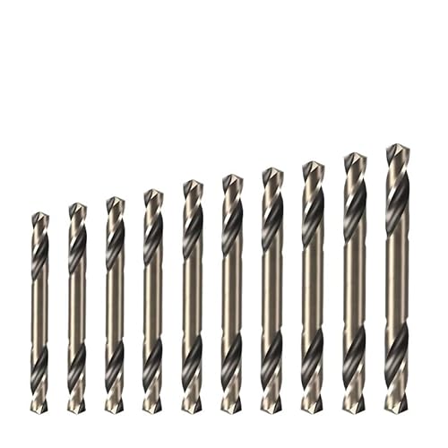 1PC 3,0-6,0mm Schlangenbohrer Doppelköpfiger zweischneidiger Metall-Edelstahl-Bohrer Eisenbohrer Bohrer(3.5mm 10pcs) von MULONGOR