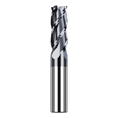 1PC D0.5-d20 1 2 3 5 6 7 8 10mm HRC45 4 Flöten Hartmetall Fräser Schaftfräser for CNC Bearbeitungs Metallbearbeitung Legierung Beschichtung Flachfräser(D20xD20x100L) von MULONGOR