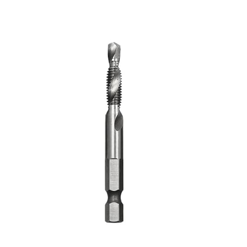1PC M3-M10 HSS 4341 Verbund Tap Bohrer Gewinde Spiral Schraube Tap 6,35mm 1/4'' Hex(M5 1pc) von MULONGOR