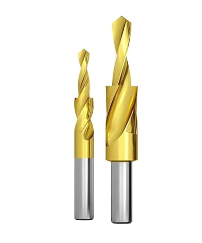 1PC M3M4M5M6M8M10M12M 90/180 Grad M35 Kobalt/HSS Senker Twist Stufenbohrer for Metall Stahl Bohren Loch Und anfasen(M35 Cobalt,M3 90 Degree) von MULONGOR