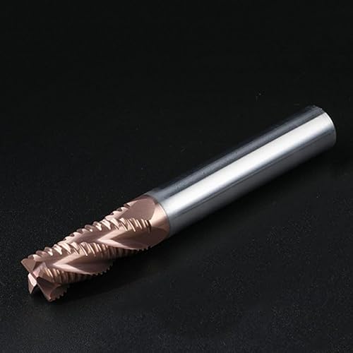 1pc HRC55 4 Flöten Schruppen Fräser Wolfram Stahl Legierung CNC Bearbeitung Schaftfräser Welle Rand Router Bit for stahl Metall Holz 4~20(D10x150L) von MULONGOR