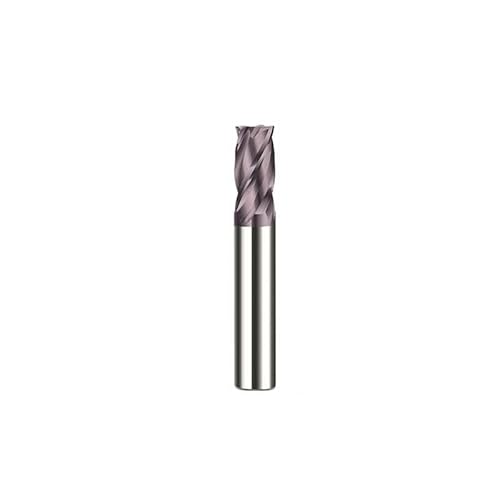 1pc HRC60 4 Flöten R Bullnose Cutter Wolfram Stahl Hartmetall Stahl Spirale Werkzeuge CNC Ecke Radius Ende Mühle metall Router(D10xR0.2x75x10Dx4F) von MULONGOR
