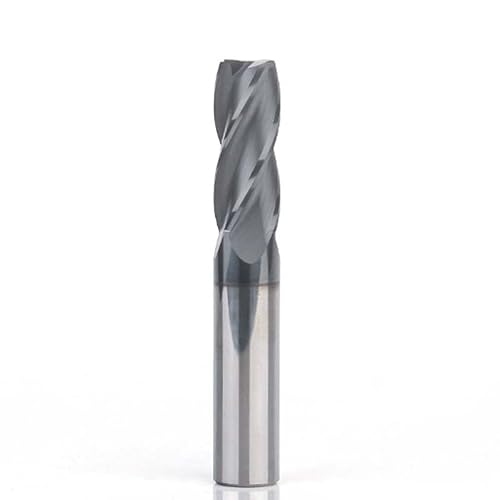 1pc R Bullnose Cutter Spiral Werkzeuge HRC50 4 Flöten Wolfram Hartmetall Stahl Schaftfräser CNC Ecke Radius Metall Router 0,5mm 1mm(D12xR1x75x12Dx4F) von MULONGOR