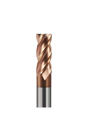 5 stück HRC55 4 Flöten Beschichtete Flache Hartmetall-fräser Wolfram Stahl Schaftfräser CNC Maschine Werkzeuge(12x55x12x150) von MULONGOR