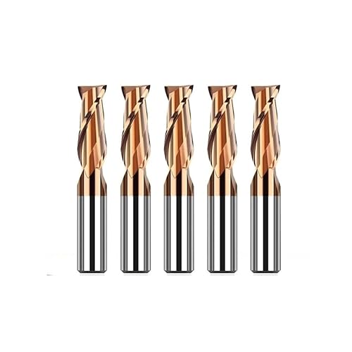 5 stücke Durchmesser HRC55 2 Flöten Hartmetall-schaftfräser Fräser Wolfram Stahl Fräser for Metall CNC Schneidwerkzeuge Beschichtete Schaftfräser(D2xD4x50L) von MULONGOR