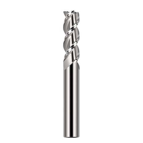 5 stücke Fräser 1-12mm 3 Flöte Hartmetall-schaftfräser CNC Maschine Router Bit for Aluminium Werkzeuge holz Kupfer CNC Bits Fräsen Werkzeuge(5pcs None Coated,8xD8x25x60L) von MULONGOR