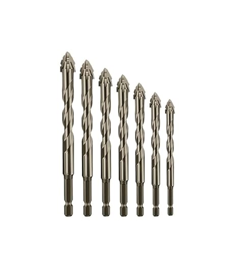 7 Stücke 3-12mm Vier Flöte Sägezahnbohrer for Glas Fliesen Beton Metall Bohrwerkzeuge Leistungsbohrer 7 Stücke 3-12mm Vier Flöte Sägezahnbohrer for Glas Fliesen Beton Metall Bohrwerkzeuge Leistungsbohrer von MULONGOR