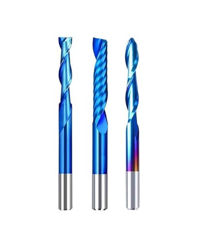 Fräser, 10 Stück, CNC-Fräser, Schaft 3,175, Hartmetall-Schaftfräser, einzelne Flöte, 2 Flöten, Wolfram-Fräswerkzeuge, Holzschneider Fräser, 10 Stück, CNC-Fräser, Schaft 3,175, Hartmetall-Schaftfräser, einzelne Flöte, 2 Flöten, Wolfram-Fräswerkzeuge, Holzschneider von MULONGOR