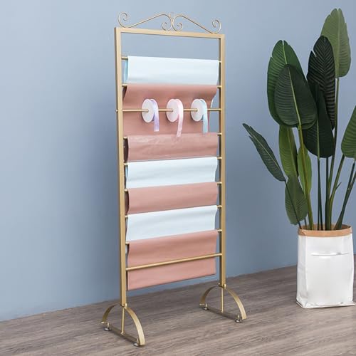 Präsentationsständer, freistehender Metall-Schal-Präsentationsständer, Geschenkpapier-Band-Organizer für Blumenladen, Krawatten-Schal-Rack, Gürtel, Handtuchhalter, Einzelhandelsgeschäfte, Me Präsentationsständer, freistehender Metall-Schal-Präsentationsständer, Geschenkpapier-Band-Organizer für Blumenladen, Krawatten-Schal-Rack, Gürtel, Handtuchhalter, Einzelhandelsgeschäfte, Me von MUMICO