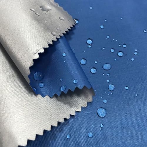 Leichtes, wasserdichtes Polyestergewebe, UV-Schutzmaterial, Meterware, 150 cm breit, Outdoor-Polsterstoff für Zelt, Markise, Sonnenschutz, Futter (Königsblau) von MUMUXIAO