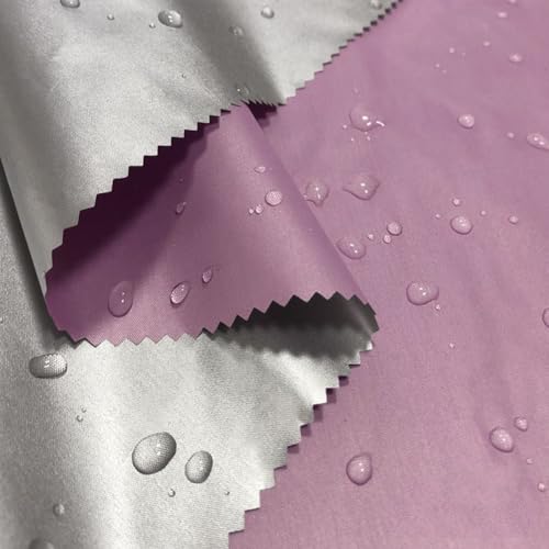 Leichtes, wasserdichtes Polyestergewebe, UV-Schutzmaterial, Meterware, 150 cm breit, Outdoor-Polsterstoff für Zelt, Markise, Sonnenschutz, Futter (Rosa) von MUMUXIAO