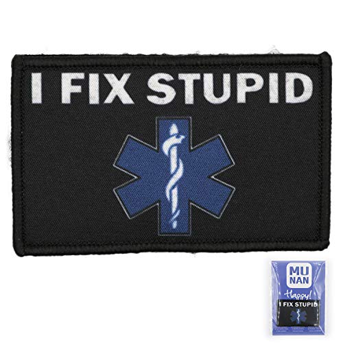 ACU EMS EMT Star of Life I Fix Stupid Subdued Sanitäter Medical Tactical Army Gear Fastener Patch ACU EMS EMT Star of Life I Fix Stupid Subdued Sanitäter Medical Tactical Army Gear Fastener Patch von MUNAN