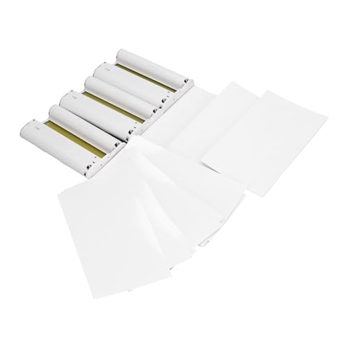 MUNEFE Farbtintenpatronen, Blätter, glänzendes Fotopapier-Set, Farbtintenkassetten-Ersatz zum Drucken von Bildern und Dateien im Postkartenformat MUNEFE Farbtintenpatronen, Blätter, glänzendes Fotopapier-Set, Farbtintenkassetten-Ersatz zum Drucken von Bildern und Dateien im Postkartenformat von MUNEFE