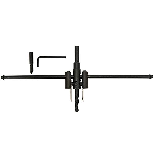 Munefe 30 200 mm verstellbarer Kreis Loch Säge Bohrbit Set, Heavy Duty Hole Loch Sägekreisschneider, Lochsäge Bohrbit Kit Kit Munefe 30 200 mm verstellbarer Kreis Loch Säge Bohrbit Set, Heavy Duty Hole Loch Sägekreisschneider, Lochsäge Bohrbit Kit Kit von MUNEFE