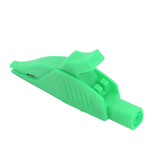 Munefe Alligator Elektrischer Clip, Testsonde Isolierte Alligator -Krokodil -Clip -Klemmen, Alligator -Clip -Adapter -Extender für die Autobatterie (Grün) von MUNEFE