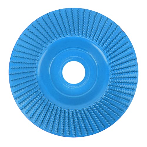 Munefe -Schleifscheibe, Schleimscheibe, Holzschnitzscheibe geeignet zum Schleifen der Schnitzforming -Polieren (125 mm) (Blau) von MUNEFE