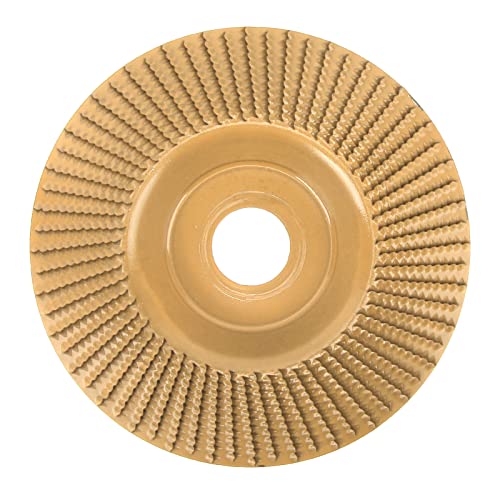 Munefe -Schleifscheibe, Schleimscheibe, Holzschnitzscheibe geeignet zum Schleifen der Schnitzforming -Polieren (125 mm) (Gold) von MUNEFE