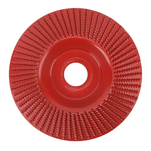 Munefe -Schleifscheibe, Schleimscheibe, Holzschnitzscheibe geeignet zum Schleifen der Schnitzforming -Polieren (125 mm) (Rot) von MUNEFE
