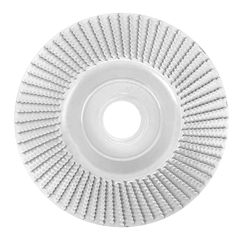 Munefe -Schleifscheibe, Schleimscheibe, Holzschnitzscheibe geeignet zum Schleifen der Schnitzforming -Polieren (125 mm) (Silber) von MUNEFE