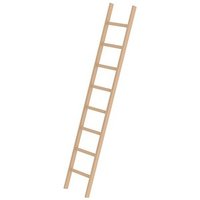 MUNK Anlegeleiter 33108 natur 8 Sprossen, H: 248,0 cm MUNK Anlegeleiter 33108 natur 8 Sprossen, H: 248,0 cm von MUNK