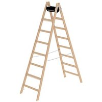 MUNK Gelenkleiter 33216 natur 2x 8 Sprossen, H: 234,0 cm von MUNK