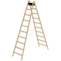 MUNK Gelenkleiter 33220 natur 2x 10 Sprossen, H: 291,0 cm MUNK Gelenkleiter 33220 natur 2x 10 Sprossen, H: 291,0 cm von MUNK