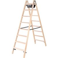 MUNK Gelenkleiter 33816 natur 2x 8 Sprossen, H: 236,0 cm MUNK Gelenkleiter 33816 natur 2x 8 Sprossen, H: 236,0 cm von MUNK