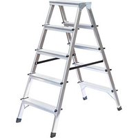 MUNK Klapptritt 11165 alu 2x 5 Stufen, H: 108,0 cm MUNK Klapptritt 11165 alu 2x 5 Stufen, H: 108,0 cm von MUNK