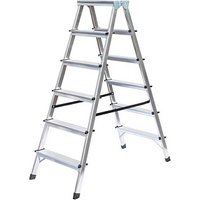 MUNK Klapptritt 11166 alu 2x 6 Stufen, H: 129,0 cm MUNK Klapptritt 11166 alu 2x 6 Stufen, H: 129,0 cm von MUNK