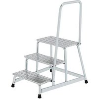 MUNK Montagetritt mit Handlauf 50043 alu 3 Stufen, H: 60,0 cm MUNK Montagetritt mit Handlauf 50043 alu 3 Stufen, H: 60,0 cm von MUNK