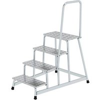 MUNK Montagetritt mit Handlauf 50044 alu 4 Stufen, H: 80,0 cm MUNK Montagetritt mit Handlauf 50044 alu 4 Stufen, H: 80,0 cm von MUNK