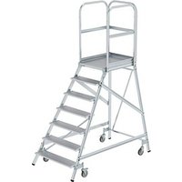 MUNK Podestleiter 50107 fahrbar alu 7 Stufen, H: 268,0 cm MUNK Podestleiter 50107 fahrbar alu 7 Stufen, H: 268,0 cm von MUNK