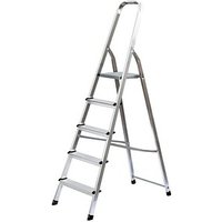 MUNK Stehleiter 11126 alu 5 Stufen, H: 181,0 cm MUNK Stehleiter 11126 alu 5 Stufen, H: 181,0 cm von MUNK