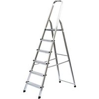 MUNK Stehleiter 11127 alu 6 Stufen, H: 204,5 cm von MUNK