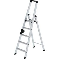 MUNK Stehleiter 40105 alu 5 Stufen, H: 158,0 cm MUNK Stehleiter 40105 alu 5 Stufen, H: 158,0 cm von MUNK